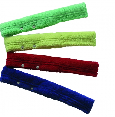 Шубки из микрофибры разноцветные для мытья окон и других твердых вертикальных поверхностей 